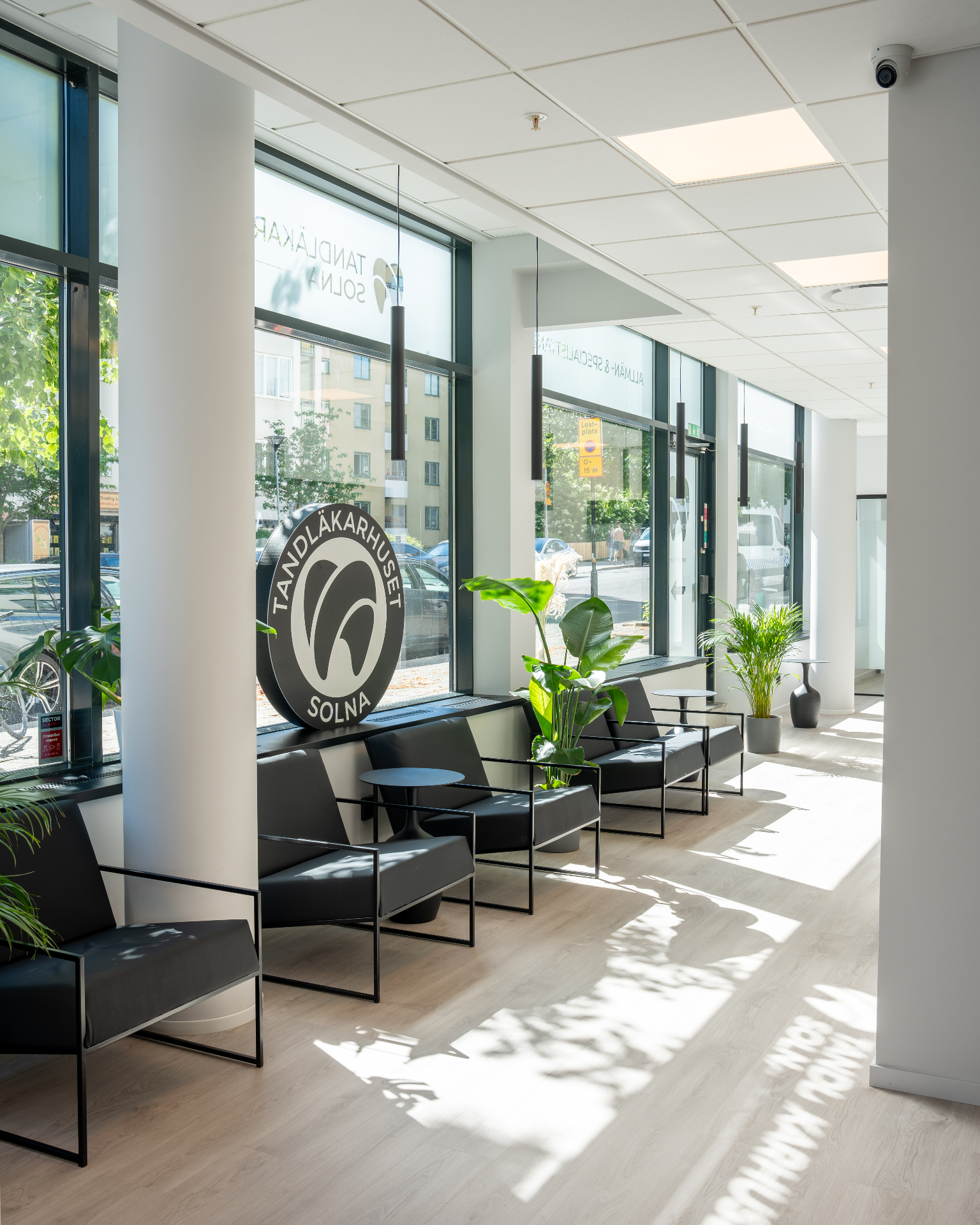 Tandläkarhuset Solna klinikinteriör